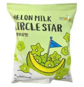涞可哈蜜瓜牛奶味星月甜甜圈 50g/袋