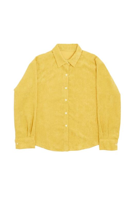 NOIR 黄色灯芯绒衬衣 6186 商品图4