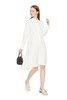 AVA 白色荷叶摆衬衫裙 6049 商品缩略图0