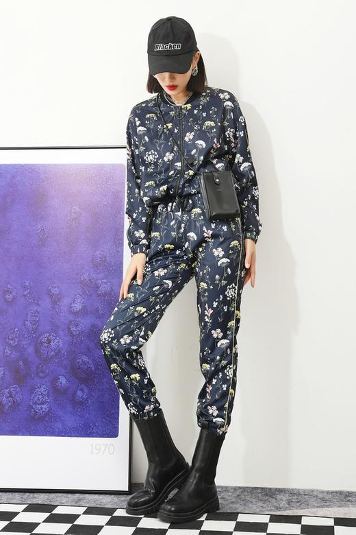 SUMMER & SAGE 植物印花收脚长裤 6258 商品图1