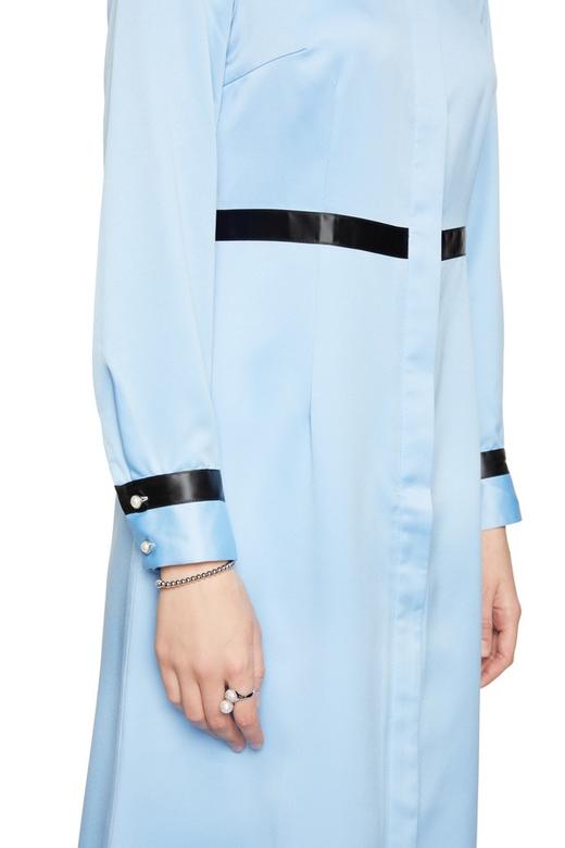 AVA 双色拼接收腰连衣裙 6074 商品图3