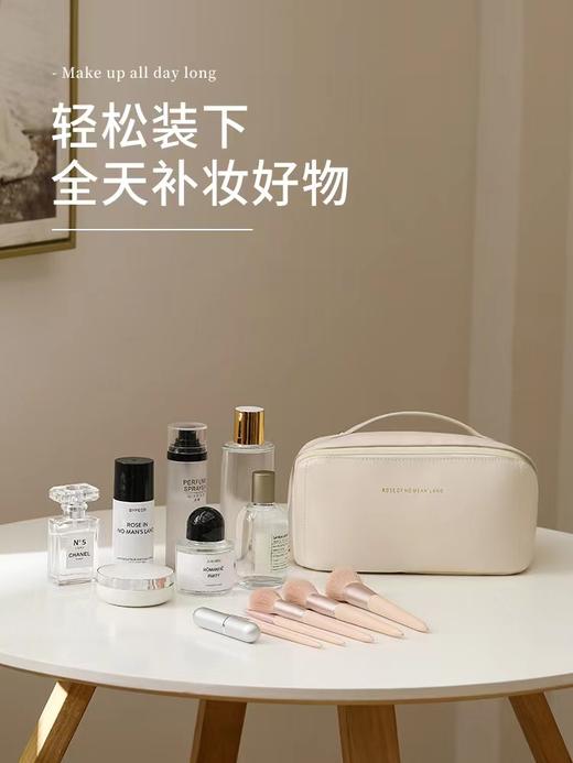 【随时随地补妆！ins风大容量化妆包】网红化妆包风琴枕头包旅行收纳袋洗漱包化妆品收纳包，口红唇膏面霜爽肤水轻松收纳袋 商品图1
