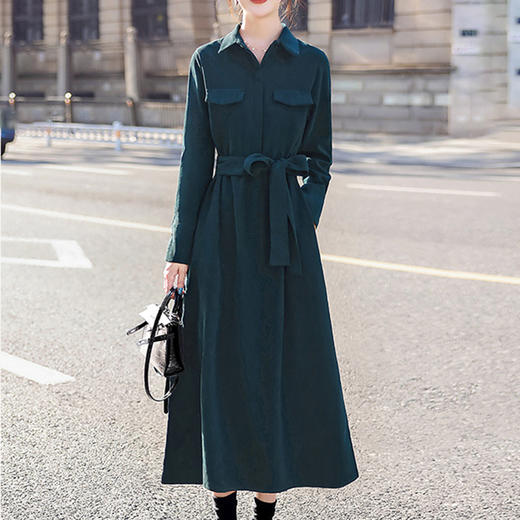 裁缝学苑AQ165 连衣裙纸样 女装春装新款法式复古裙子衬衫裙服装 商品图1