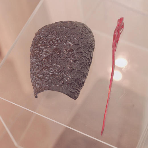 百年制锡 乾茂號｜兰花紫铜茶拨   工艺：烧色工艺   尺寸：13.8cm 商品图3