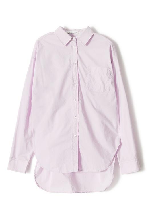 SUMMER & SAGE 紫色不规则纯棉衬衫 6225 商品图4