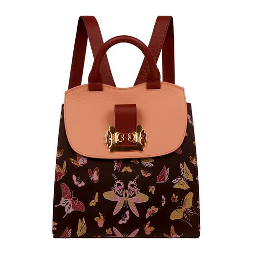 SAINTJOY/上久楷 宋锦女式背包 ·福蝶  BWS18A0501 商品图5