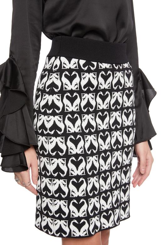 ACFN 提花图案高腰半身裙 6028 商品图3