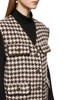 ELLA JADE 棕色千鸟格背心外套 8638 商品缩略图3