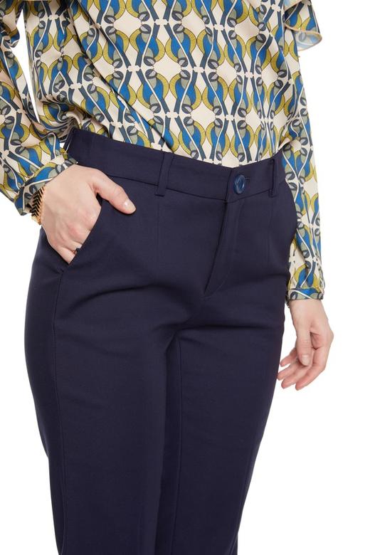 AVA 海军蓝不规则长裤 6150 商品图3