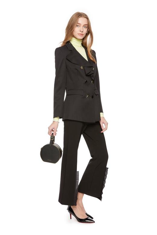 ACFN 荷叶边领双排扣外套 6020 商品图1