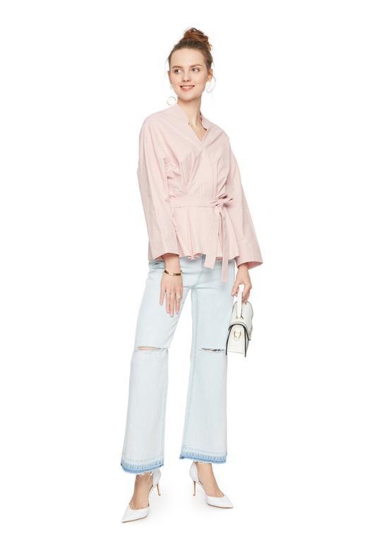 AVA V领束腰上衣 6183 商品图1