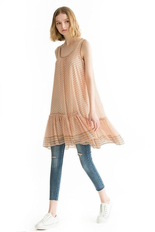 MAX STUDIO 丝质印花无袖连衣裙 658 商品图4