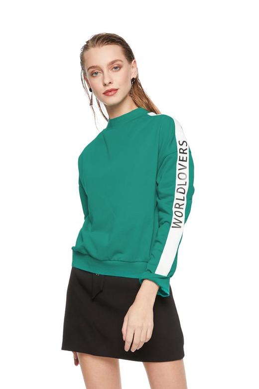 SUMMER & SAGE 字母饰套头上衣 6035 商品图0