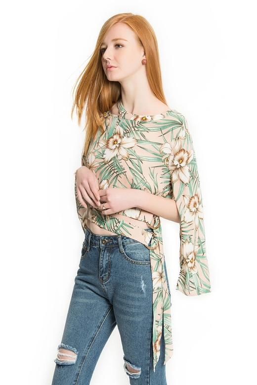 WEN&VI 设计感印花上衣 1053 商品图1