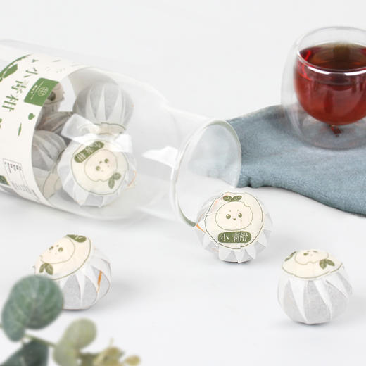 柑天下 新会小青柑陈皮普洱茶熟茶正宗小柑橘柑普茶伴手礼玻璃瓶160g限量发售青春款 商品图3