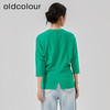 oldcolour2023春季新款气质百搭圆领基础款五分袖T恤女O12022433 商品缩略图4