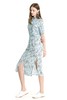 CENCH EDITION 清新蓝羽毛连衣裙 1072 商品缩略图2