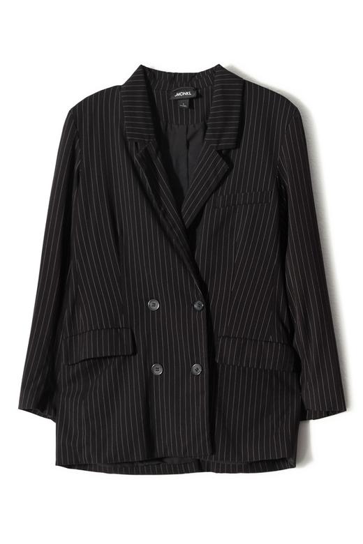 Monki 竖条纹中长款西装外套 1255 商品图4