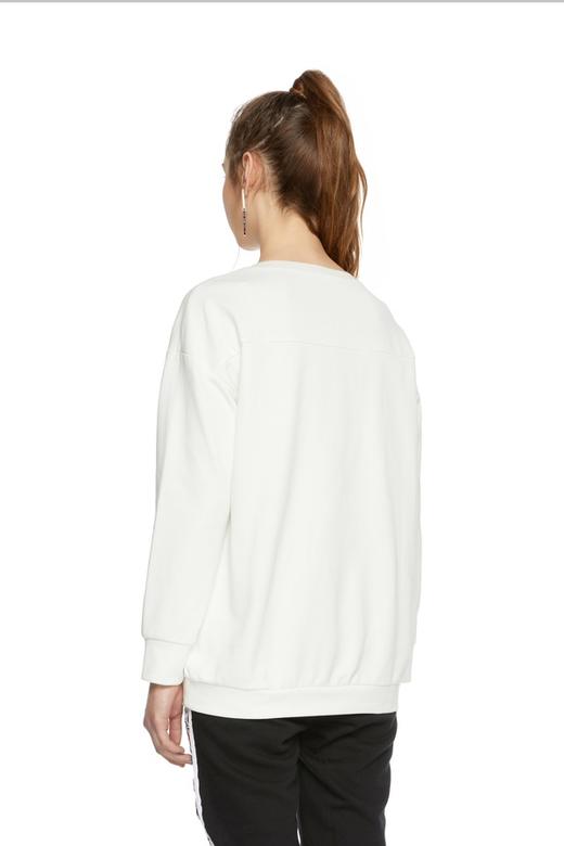 SUMMER & SAGE 海报印花白色卫衣 6256 商品图2