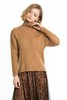 SUMMER & SAGE 驼色高领针织衫 1024 商品缩略图0
