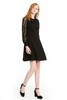 SUMMER & SAGE 黑色拼袖连衣裙 1428 商品缩略图0