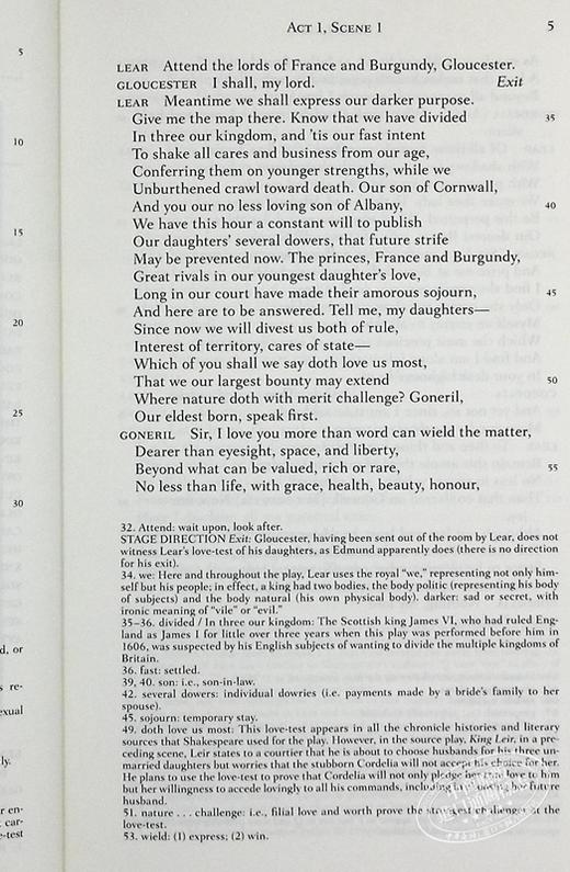 【中商原版】李尔王 诺顿文学解读系列 英文原版 Norton Critical Editions King Lear William Shakespeare 商品图6