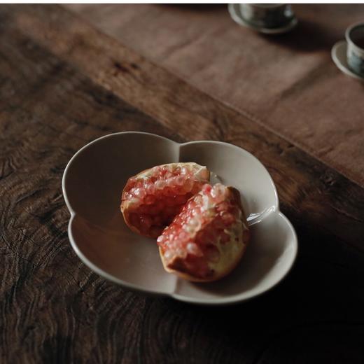 海棠小碟 草木灰 单个草木灰釉 商品图0