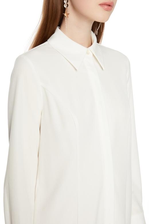 AVA 白色荷叶摆衬衫裙 6049 商品图5