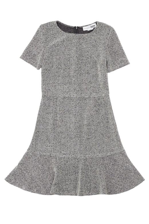 NECESSARY OBJECTS 荷叶摆灰色连衣裙 6107 商品图4