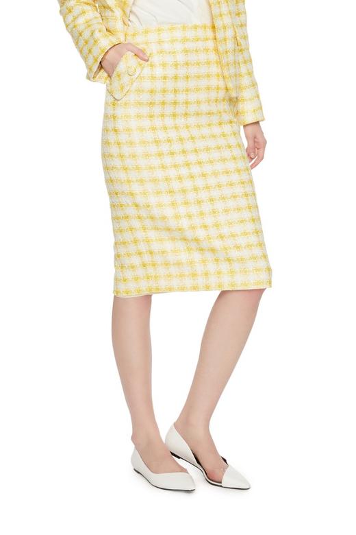 AVA 小香风格纹半身裙 6042 商品图0