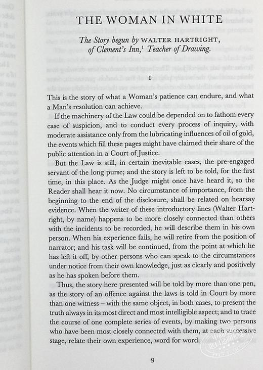 【中商原版】企鹅布面经典系列 白衣女人 The Woman in White 英文原版 Wilkie Collins 威尔基 柯林斯 商品图8