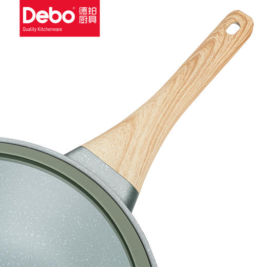DEBO德铂伊本特不粘锅炒锅微压锅家用燃气电磁炉通用锅炒菜锅 商品图8