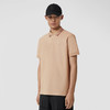 BURBERRY 巴宝莉 男士标志性条纹衣领珠地网眼布棉质TB专属标识短袖Polo衫 卡其色 8056223 A7405 商品缩略图1