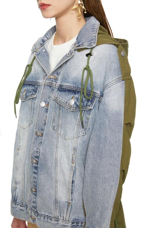 URBAN REVIVO 拼接连帽牛仔外套 6269 商品图3