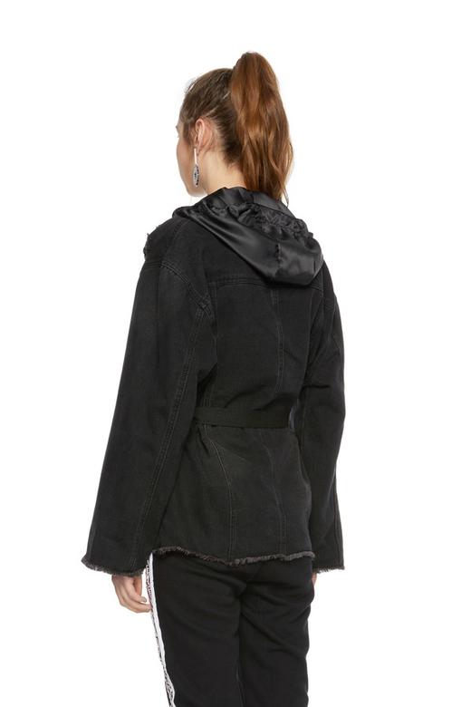 ELLA JADE 不规则连帽束腰外套 6235 商品图2