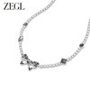 ZEGL设计师黑公主系列蝴蝶项链女法式轻奢小众高级感锁骨链配饰品 商品缩略图1