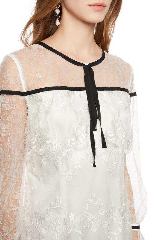 DILI 花边蕾丝系带连衣裙 6265 商品图3