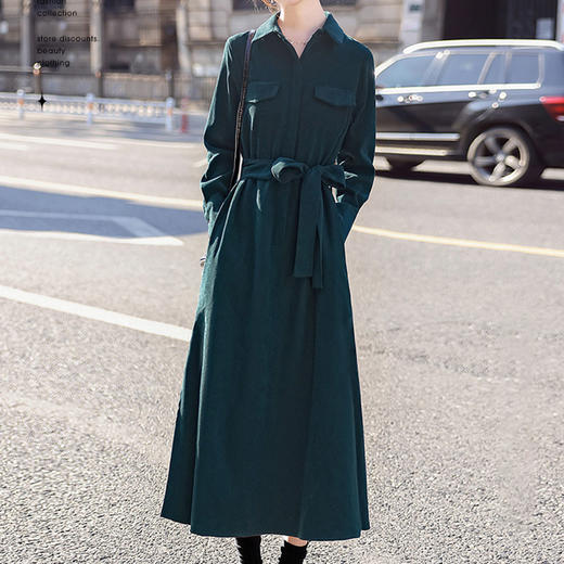 裁缝学苑AQ165 连衣裙纸样 女装春装新款法式复古裙子衬衫裙服装 商品图3