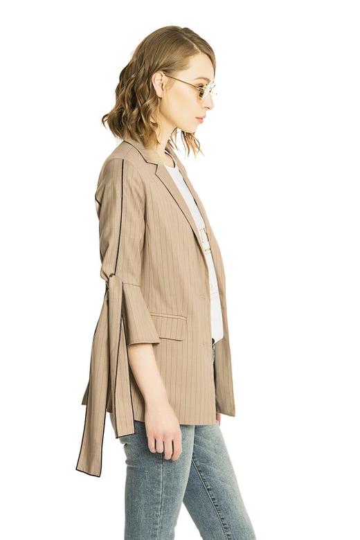 CENCH EDITION 驼色飘带西装外套 1070 商品图1