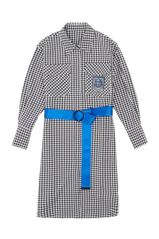 AVA 束腰格纹连衣裙 6144 商品图4