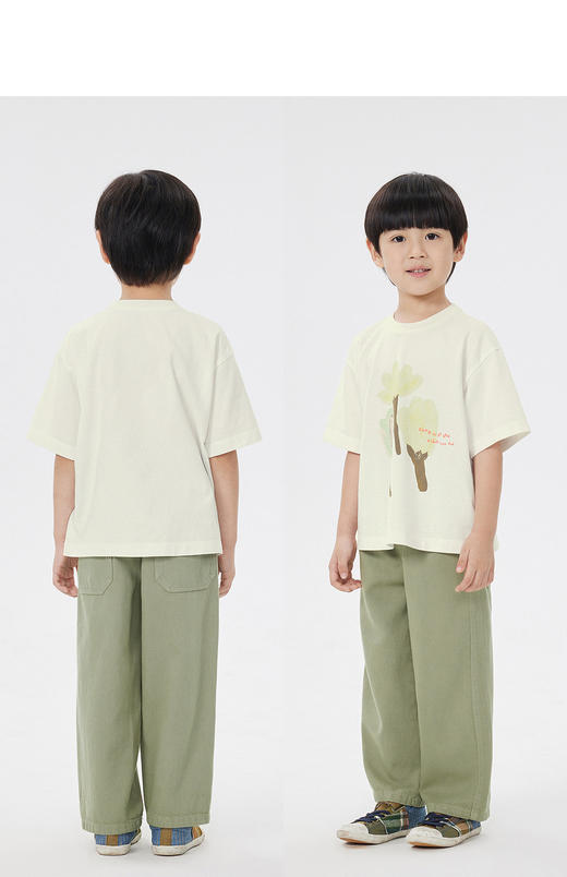 jnby  23年春款  宽松圆领短袖T恤  1N3112510 商品图7