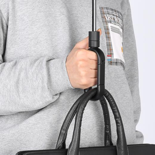 【随身携带 环扣晴雨伞】一键自动开伞 加大加密拒水伞布 轻松携带 收纳方便 合计伞骨无惧风雨 六色可选 商品图2