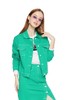 SUMMER & SAGE 机车线蓝绿色外套 6033 商品缩略图0
