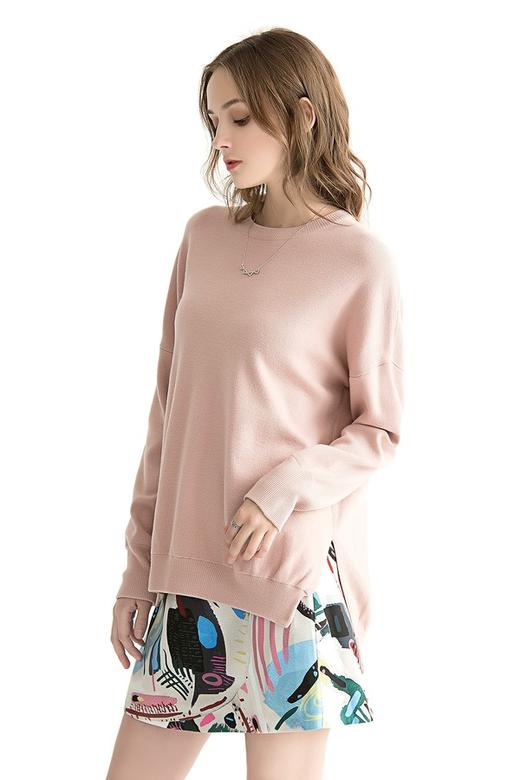 BONNIE ALEX 简约藕粉色针织衫 1086 商品图1