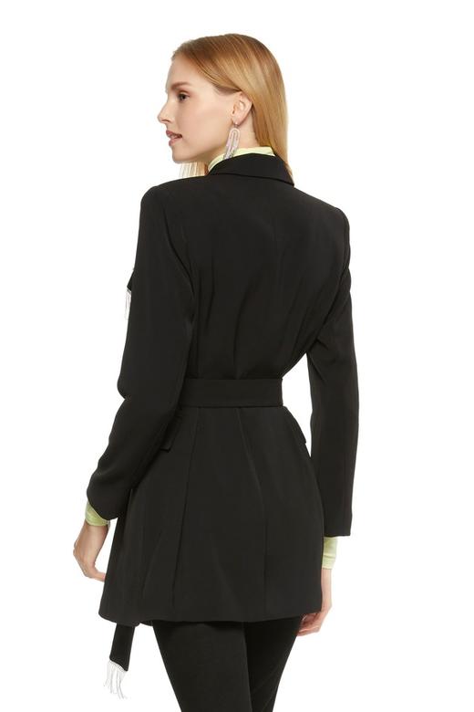 DOTACOKO 刺绣流苏束腰西装外套 7718 商品图2