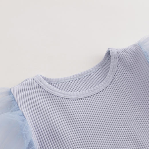 【马克珍妮 芦芙】夏装新款 女童弹力针织短袖T恤230535 商品图5