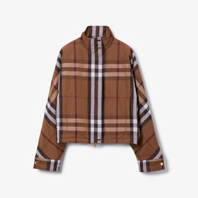 BURBERRY 巴宝莉 女士格纹尼龙高领外套棉服 格子 8059672 A8900