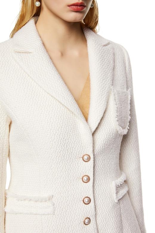 ELLA JADE 奶油色小香风大衣 8693 商品图3