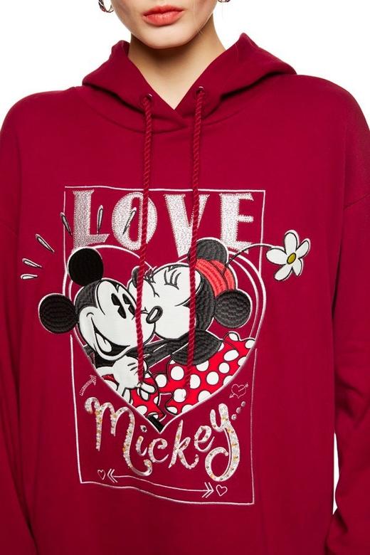 VERO MODA 红色卡通连帽卫衣裙 8689 商品图3