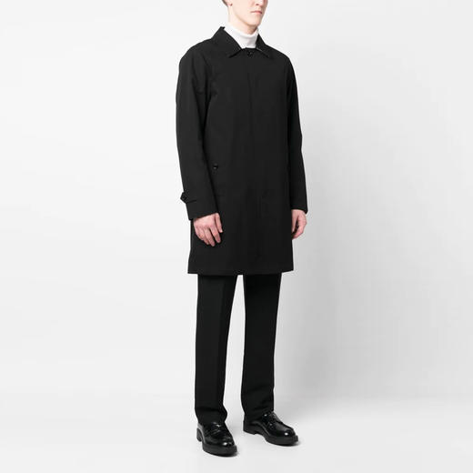 BURBERRY 巴宝莉 男士修身卡姆登版型中长款风衣 黑色 8065462 A1189 商品图1